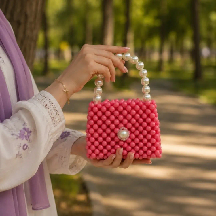 کیف عروسکی مرواریدی دخترانه